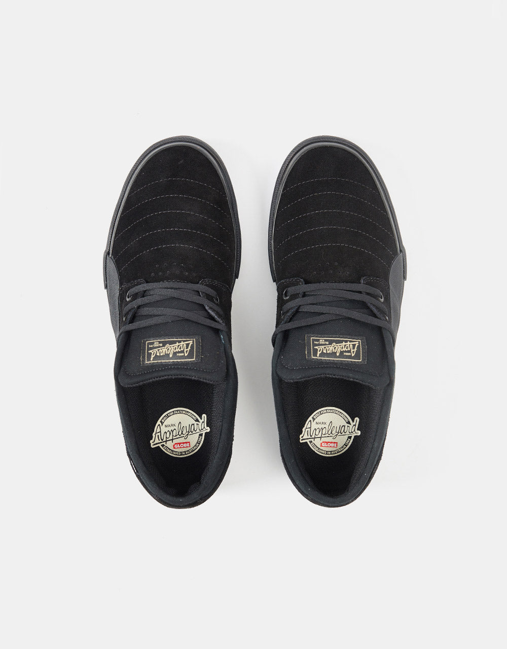 Globe Mahalo Plus Skate Shoes - Black/Black Wrap