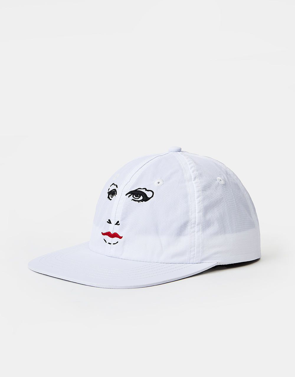 Gorra snapback con bordado de cara Hopps - Blanco