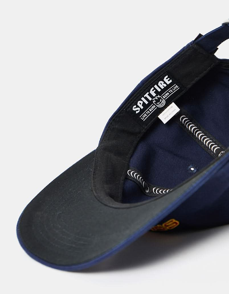 Spitfire Classic 87' Fill Strapback Cap - Navy/Red/Gold