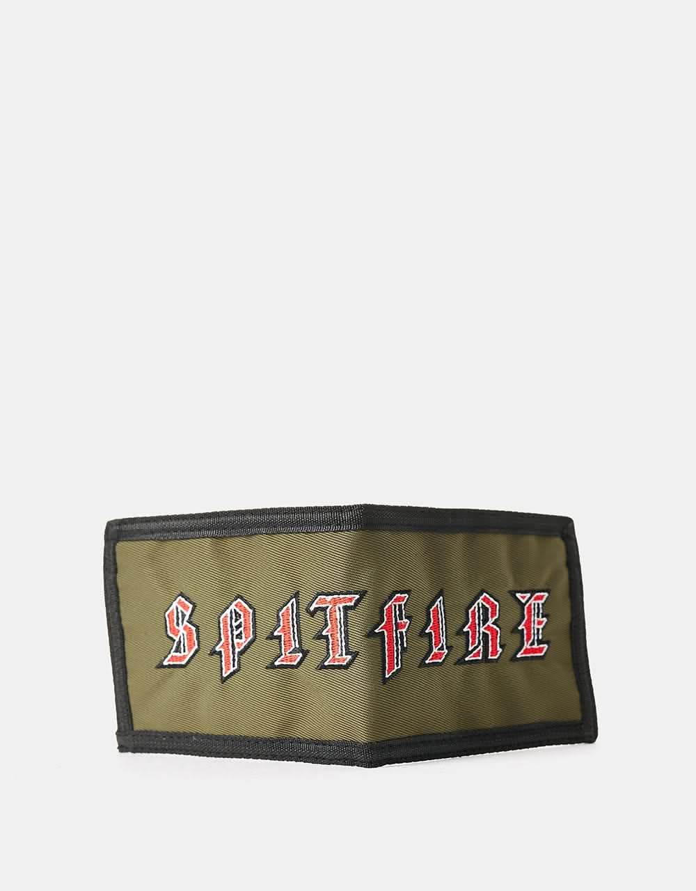 Spitfire Old E Bi-Fold Wallet - Olive