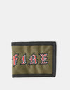 Spitfire Old E Bi-Fold Wallet - Olive