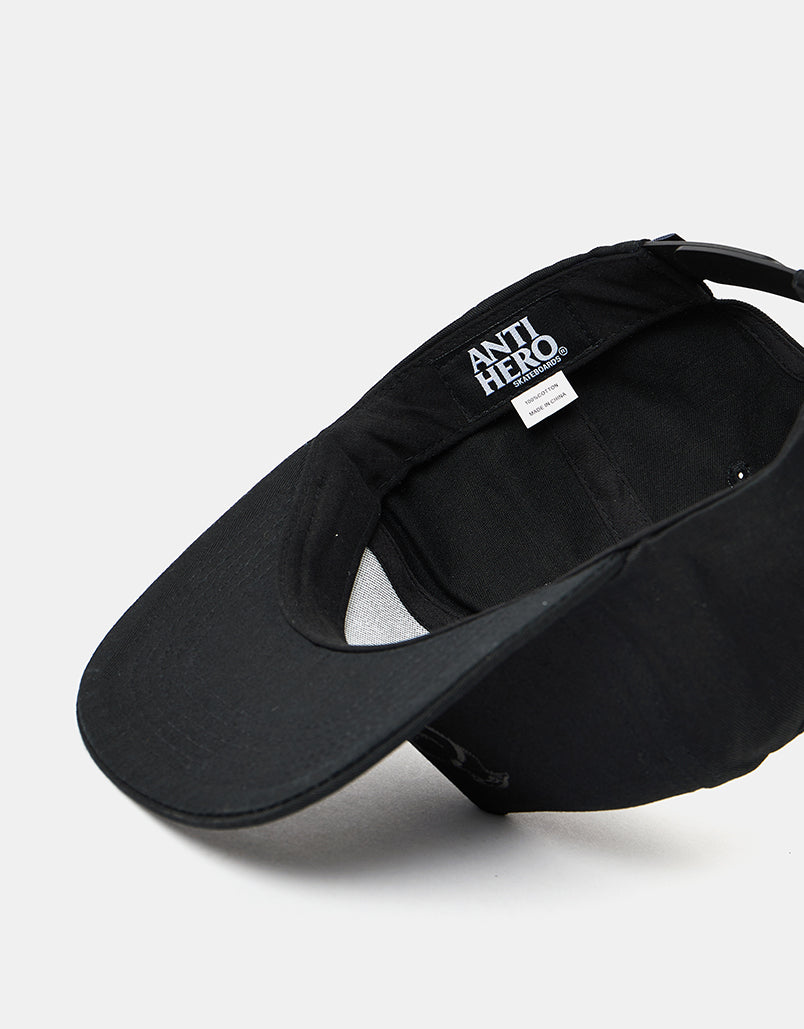 Anti Hero Basic Pigeon Snapback Cap - Black/Charcoal