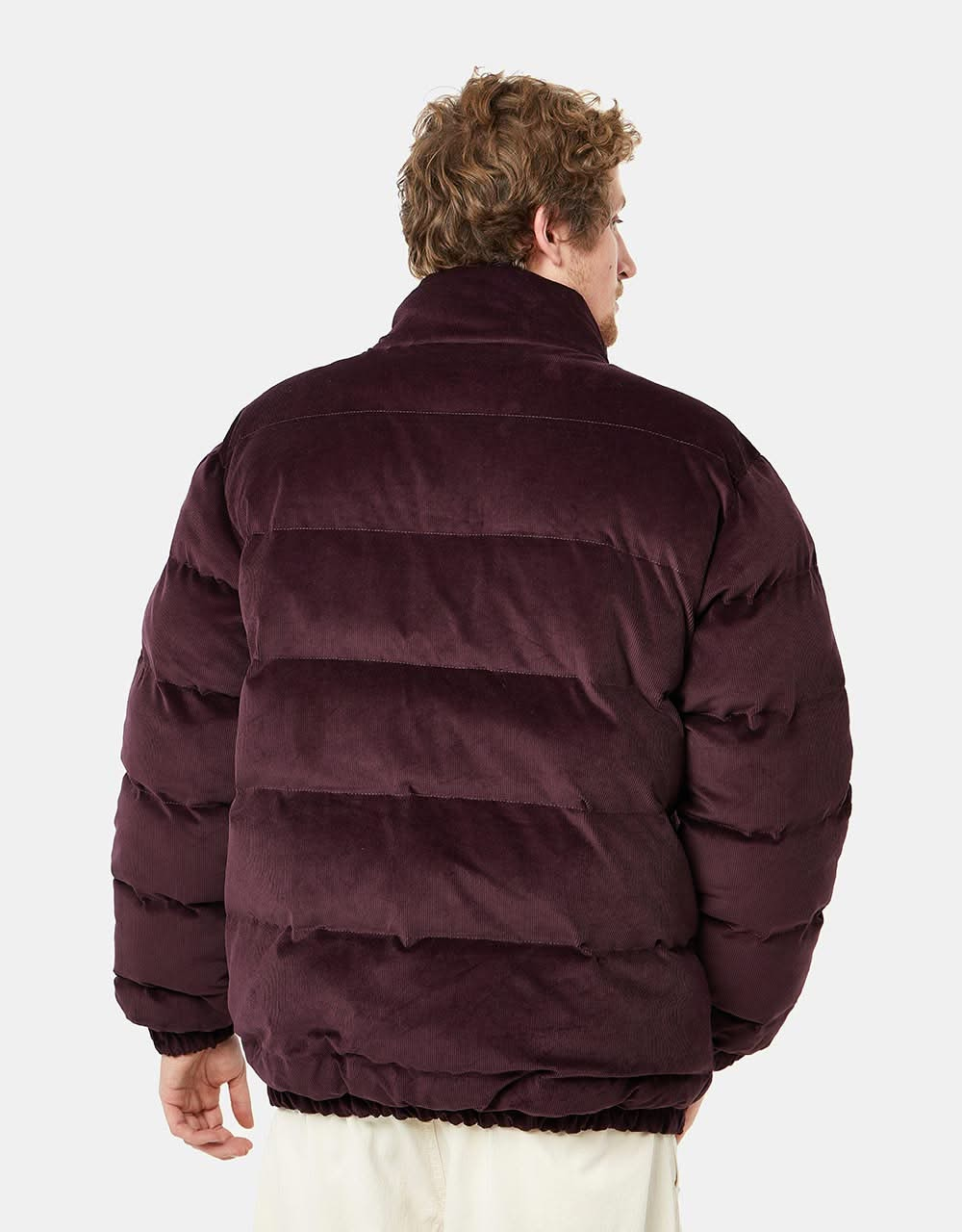 Route One Corduroy Puffer Jacket - Port