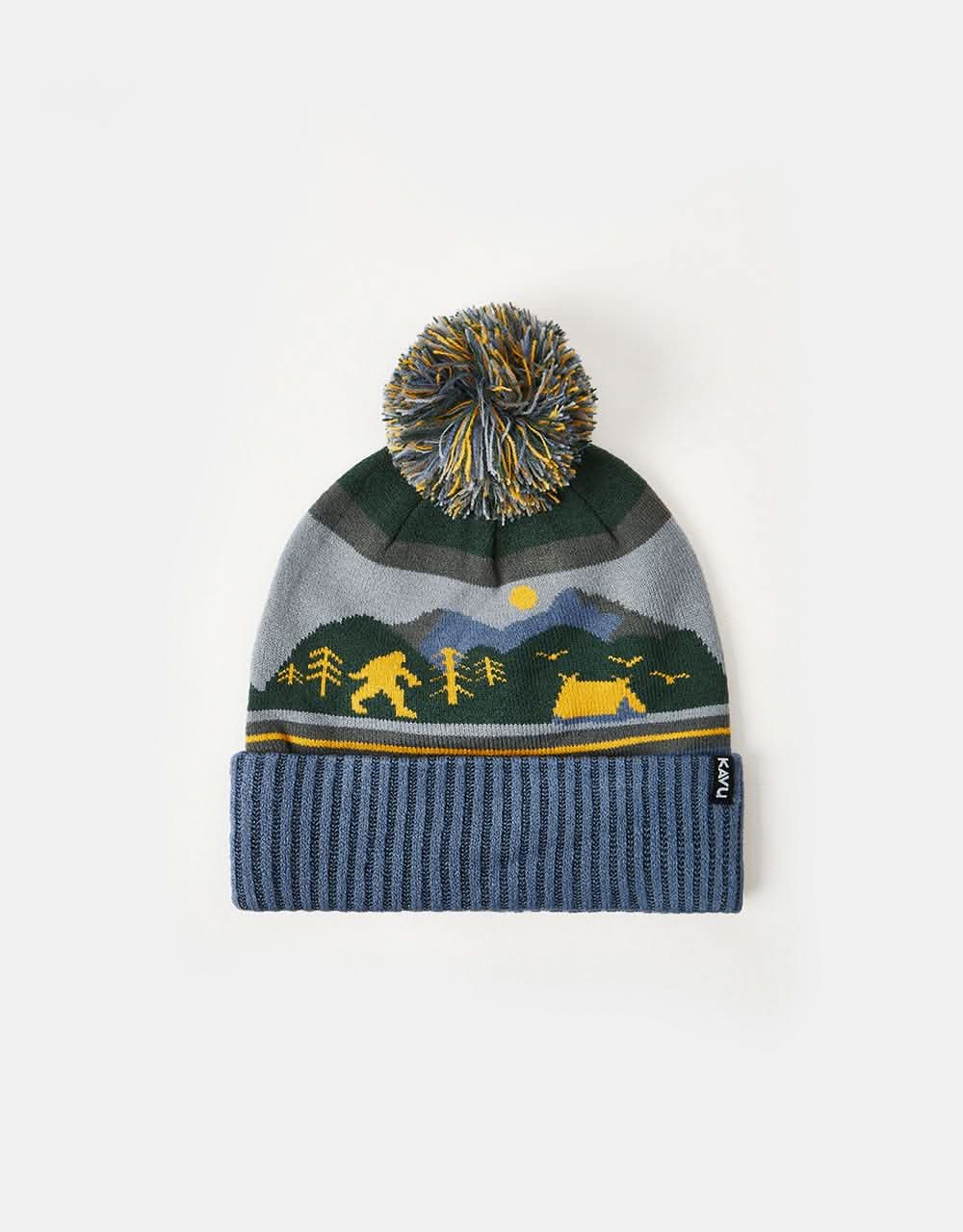 Kavu Herschel Bobble Beanie - Myth Mountains