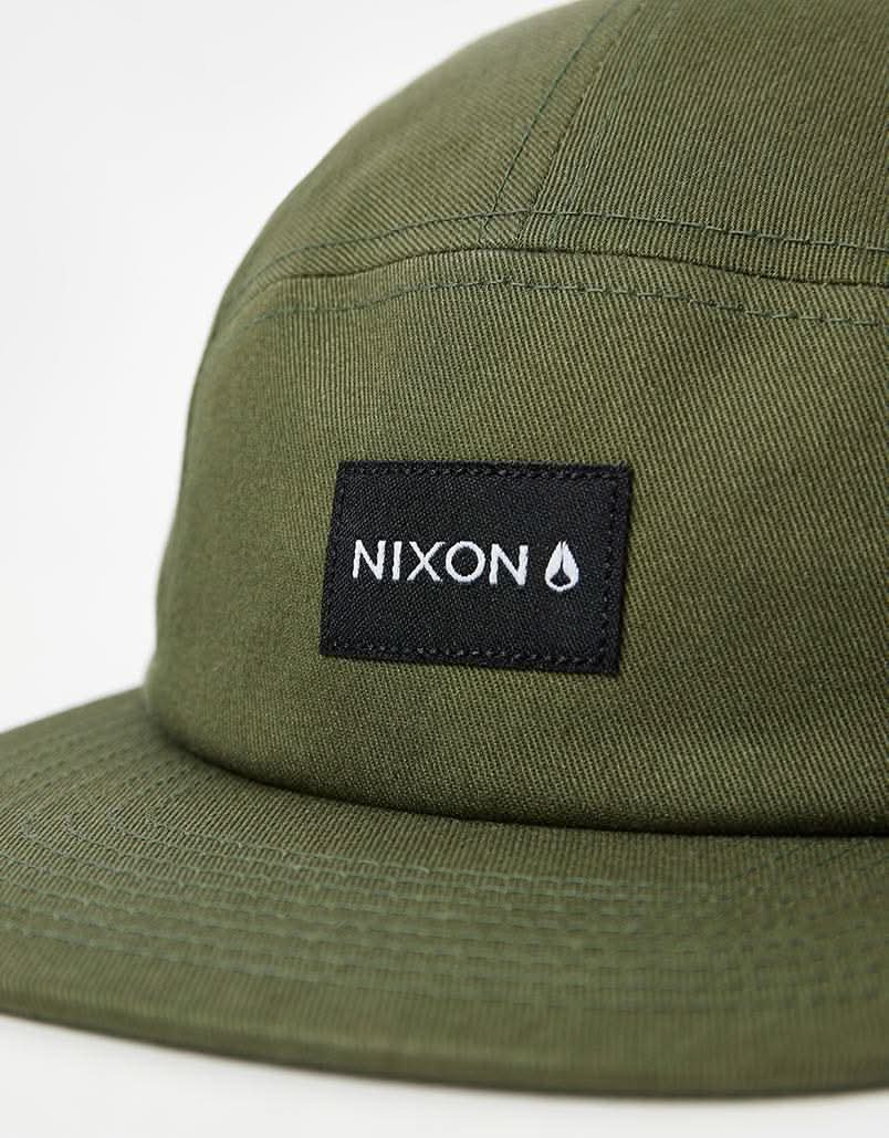 Nixon Mikey 5 Panel Cap - Olive