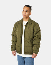 Dickies Eisenhower Puffer Jacket - Vert Militaire