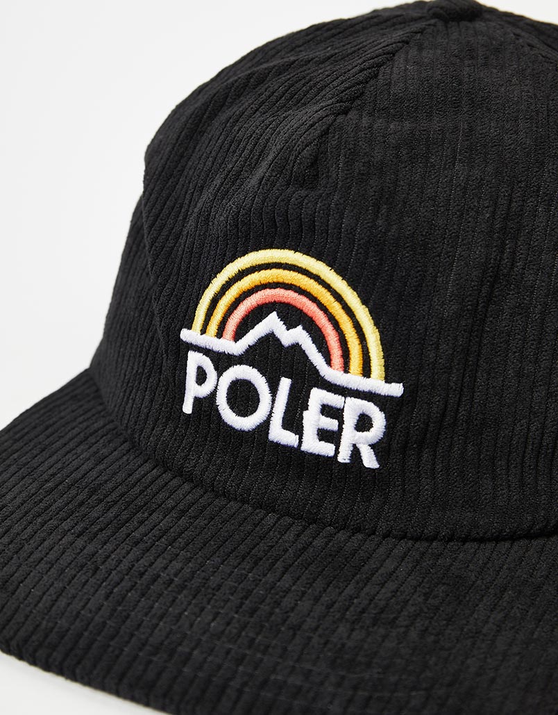 Poler Mountain Rainbow Cap - Black