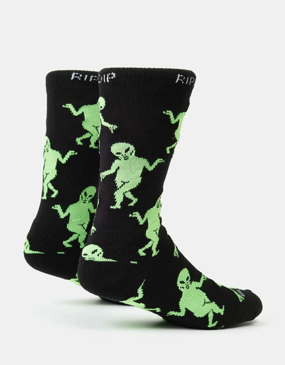 RIPNDIP Alien Dance Party Socks - Black