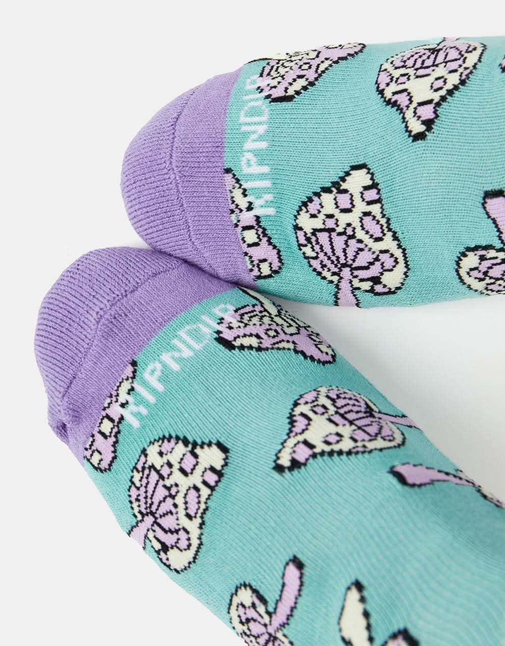 RIPNDIP Super Psychedelic Socks - Sage