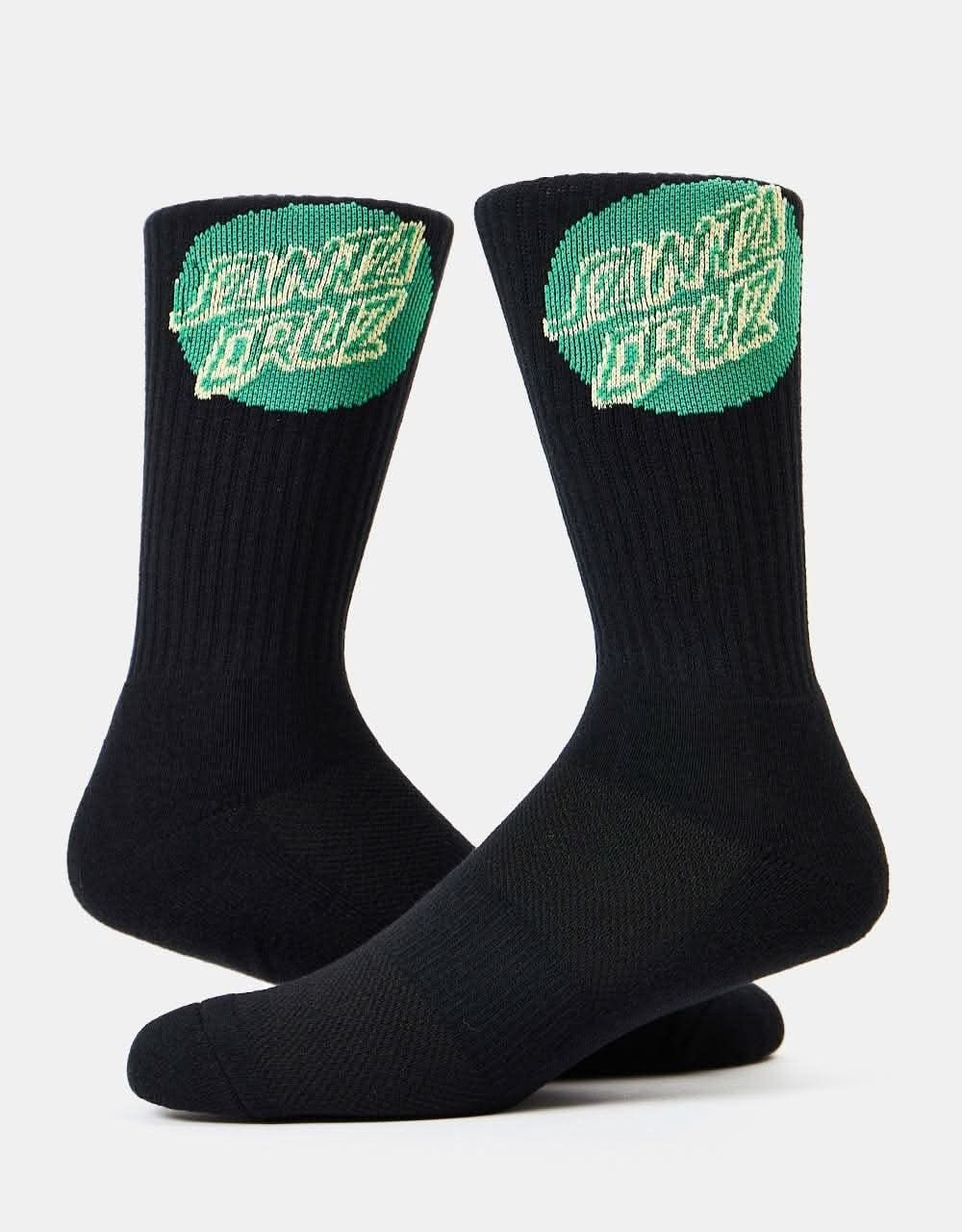 Santa Cruz Shadowless Dot Socks - Black