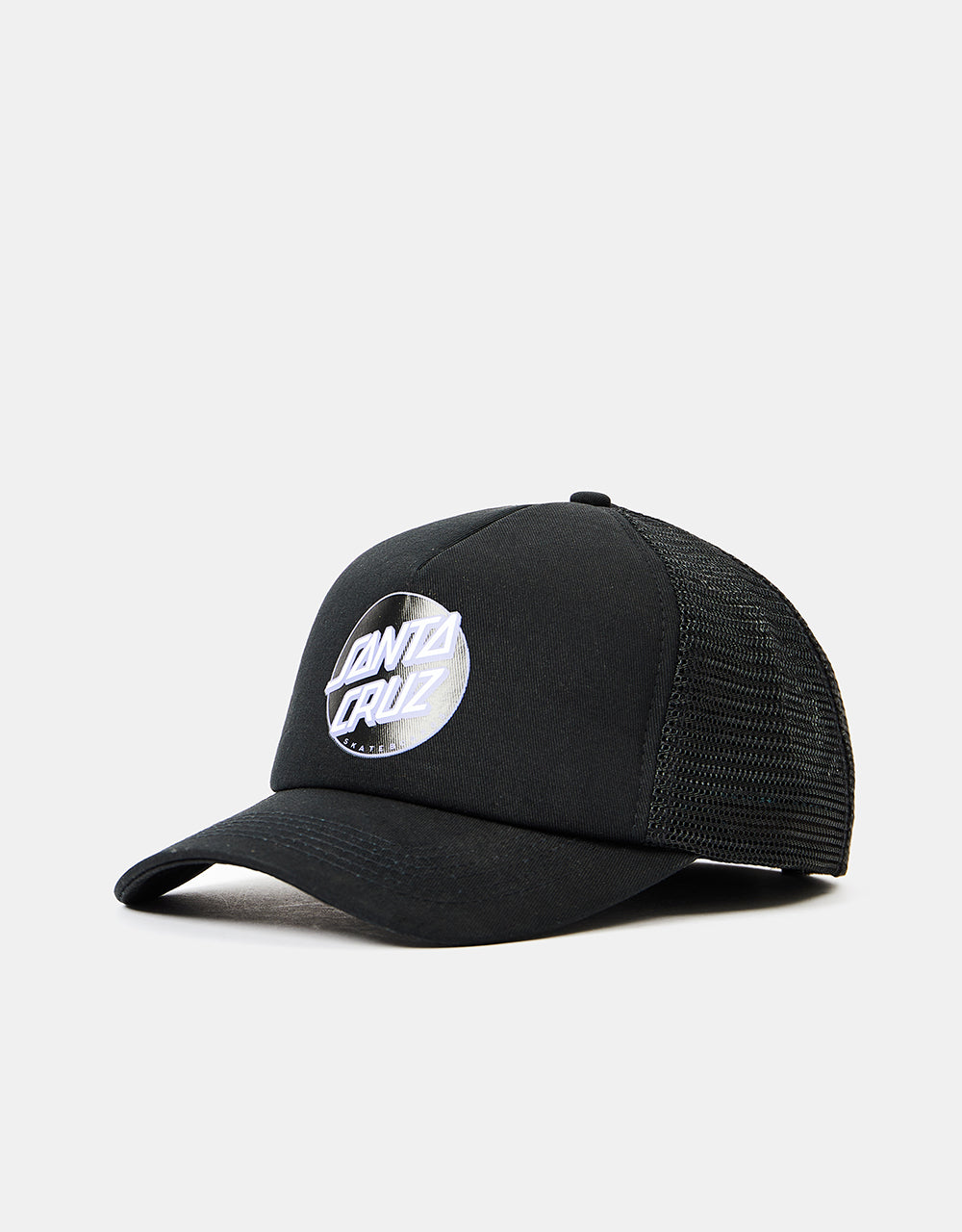 Santa Cruz Other Dot Meshback Cap - Black/Black