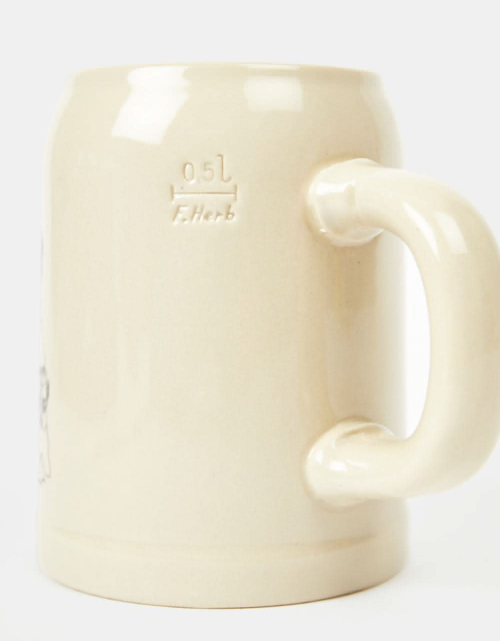 The Dudes Helles In Hell Beer Mug - White