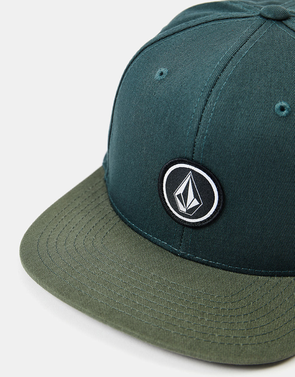 Volcom Quarter Twill Snapback Cap - Cedar Green