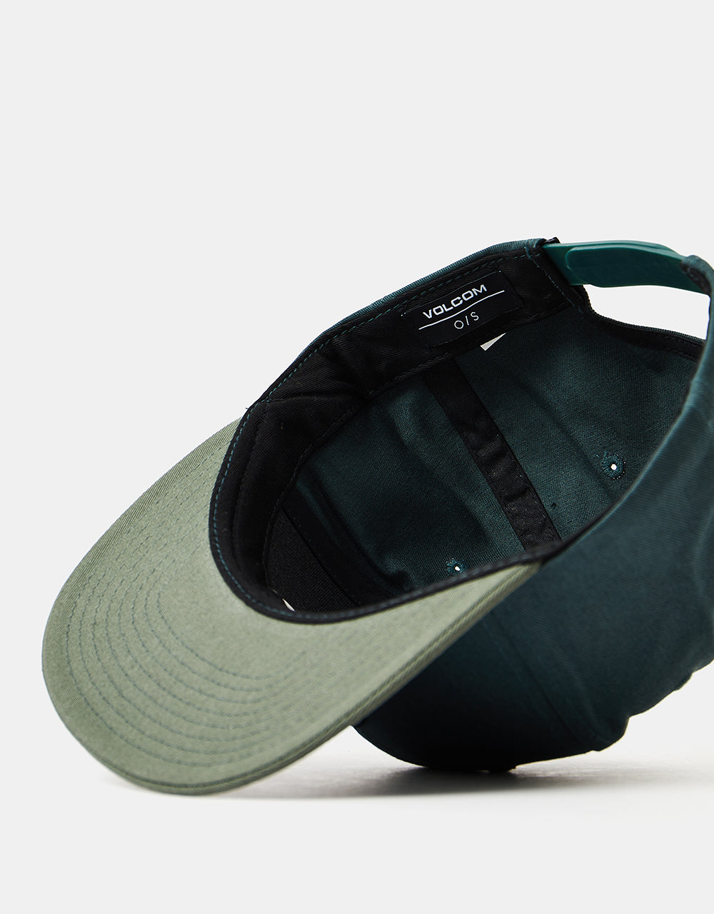 Volcom Quarter Twill Snapback Cap - Cedar Green