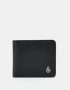 Volcom Slim Stone Large Wallet - Black