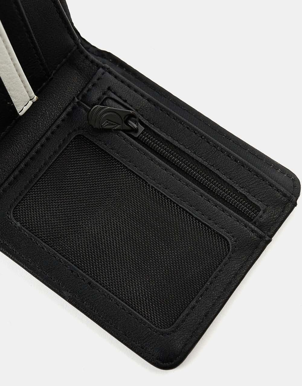 Volcom Slim Stone Large Wallet - Black