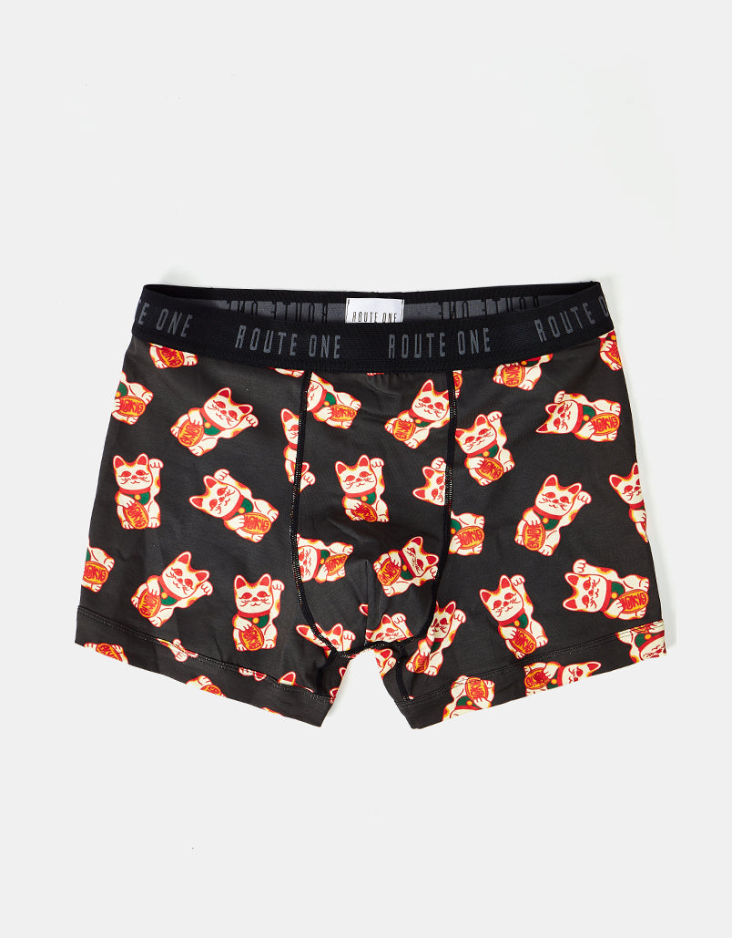 Lot de 2 boxers classiques Route One - Lucky Cat/F-It