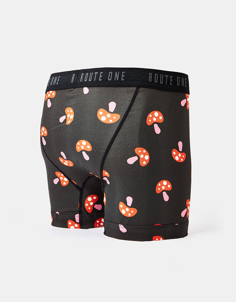 Route One Classic Boxer Shorts 2 Pack - Shrooms/Daisies