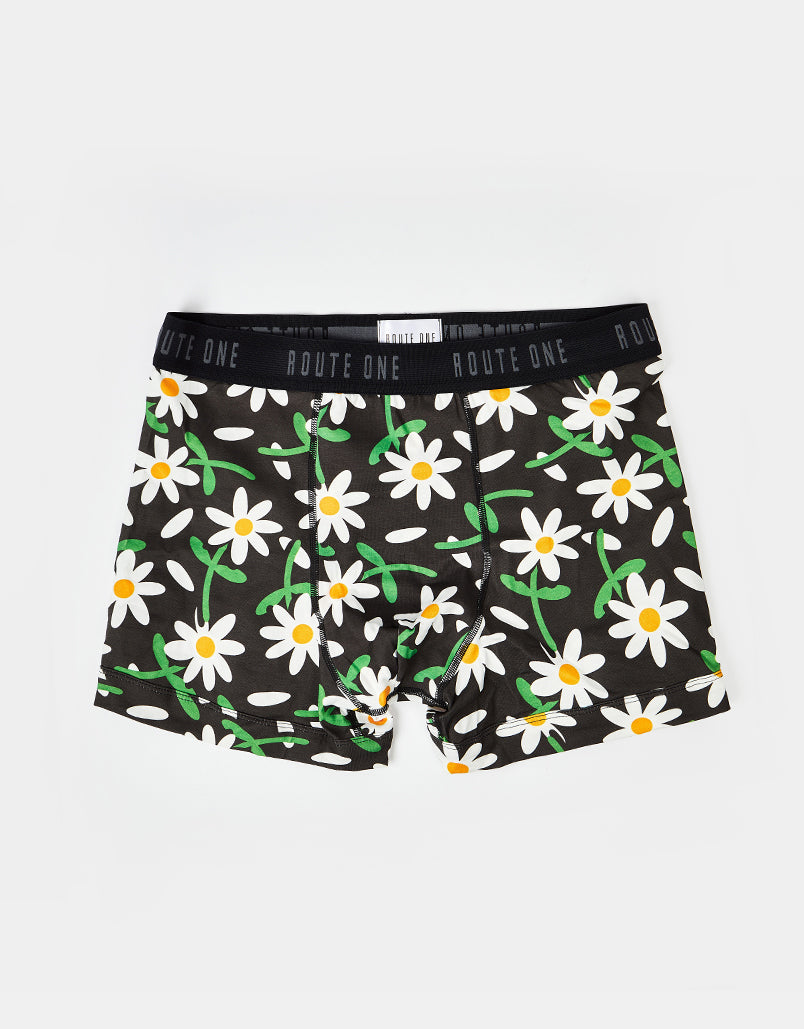 Route One Classic Boxer Shorts 2 Pack - Shrooms/Daisies