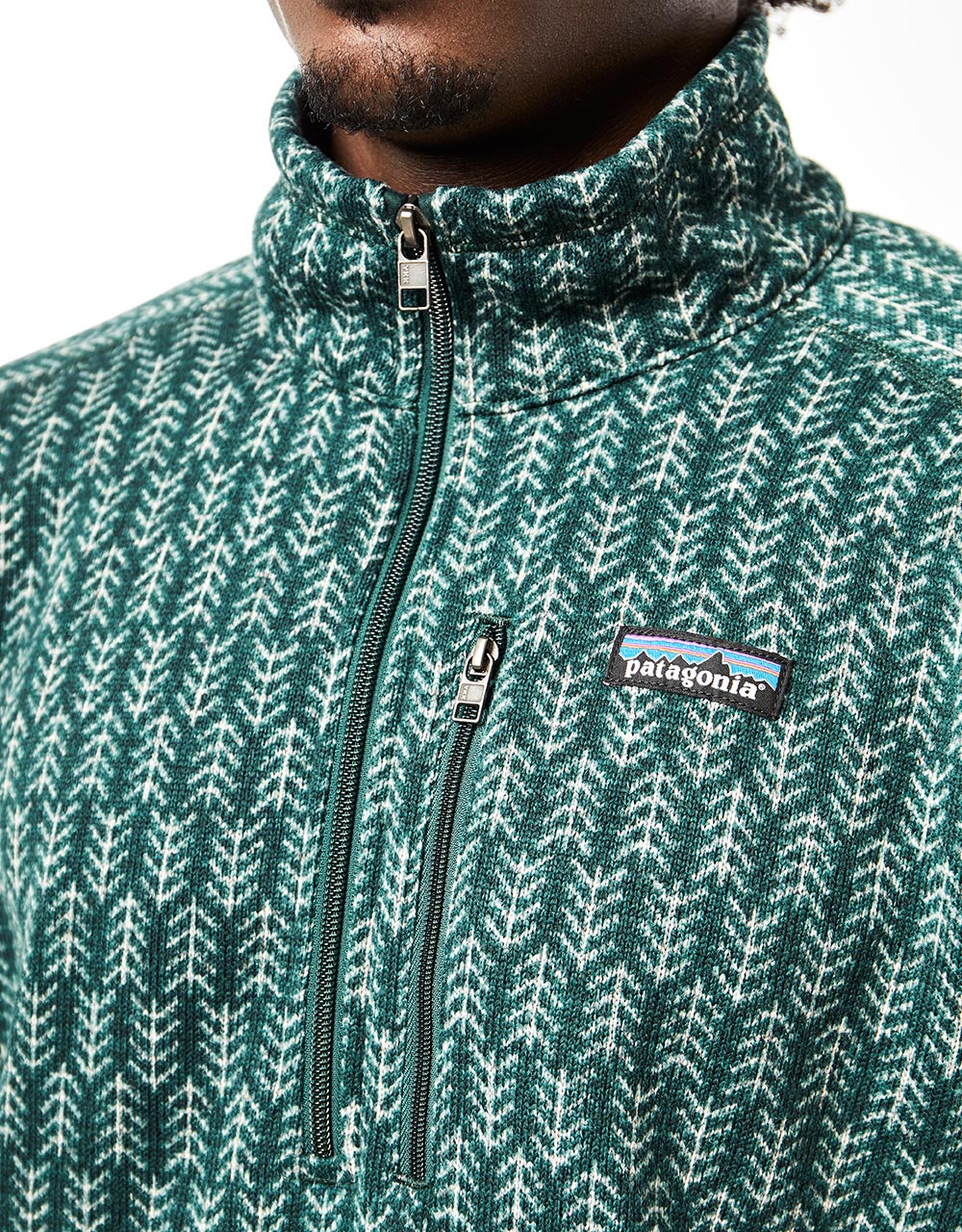 Patagonia Better Sweater 1/4 Zip - Pine Knit/Northern Green