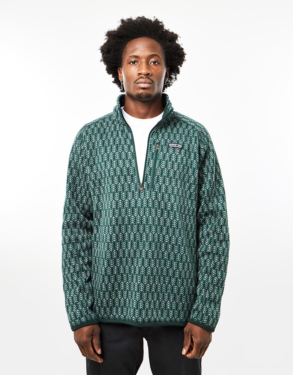 Patagonia Better Sweater 1/4 Zip - Pine Knit/Northern Green