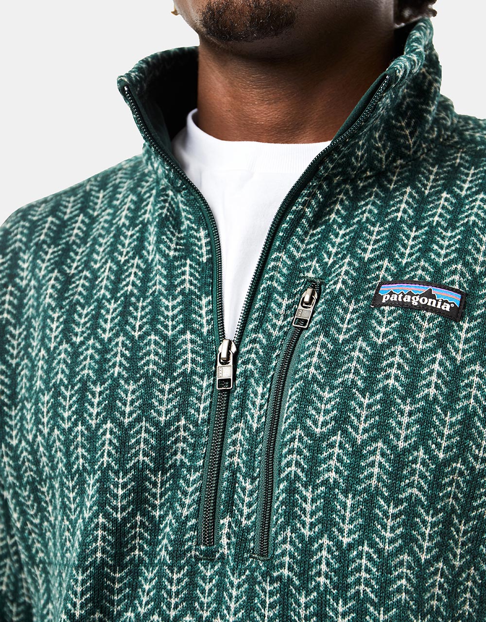 Patagonia Better Sweater 1/4 Zip - Borovicový úplet/severně zelený