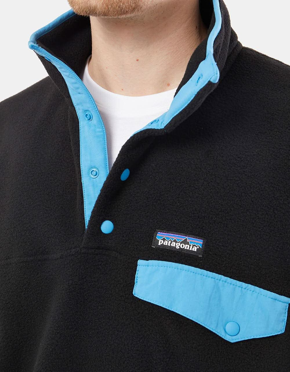 Patagonia Lightweight Synch Snap-T Pullover - Black