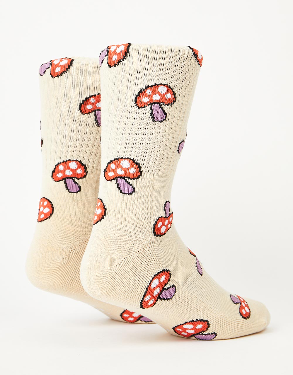 Route One Shrooms Socks - Ivory