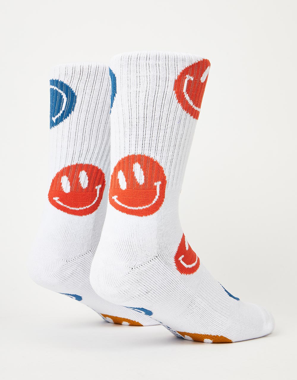 Route One Smiley Socks - White