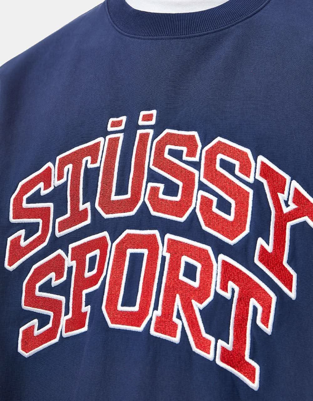 Stüssy Relaxed Oversized Crew - Navy