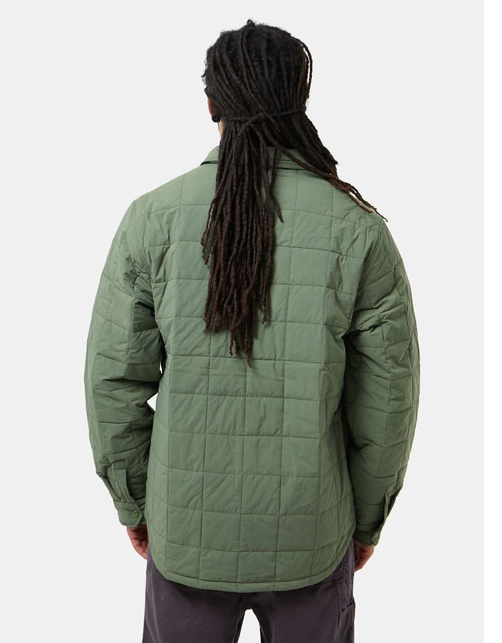 Stüssy Quilted Fatigue Shirt - Green