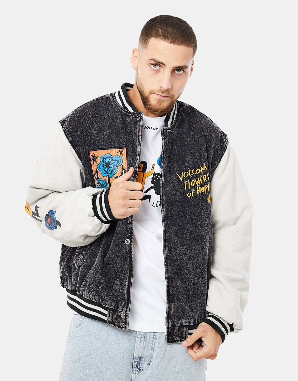 Volcom x Bob Mollema Varsity Jacket - Multi