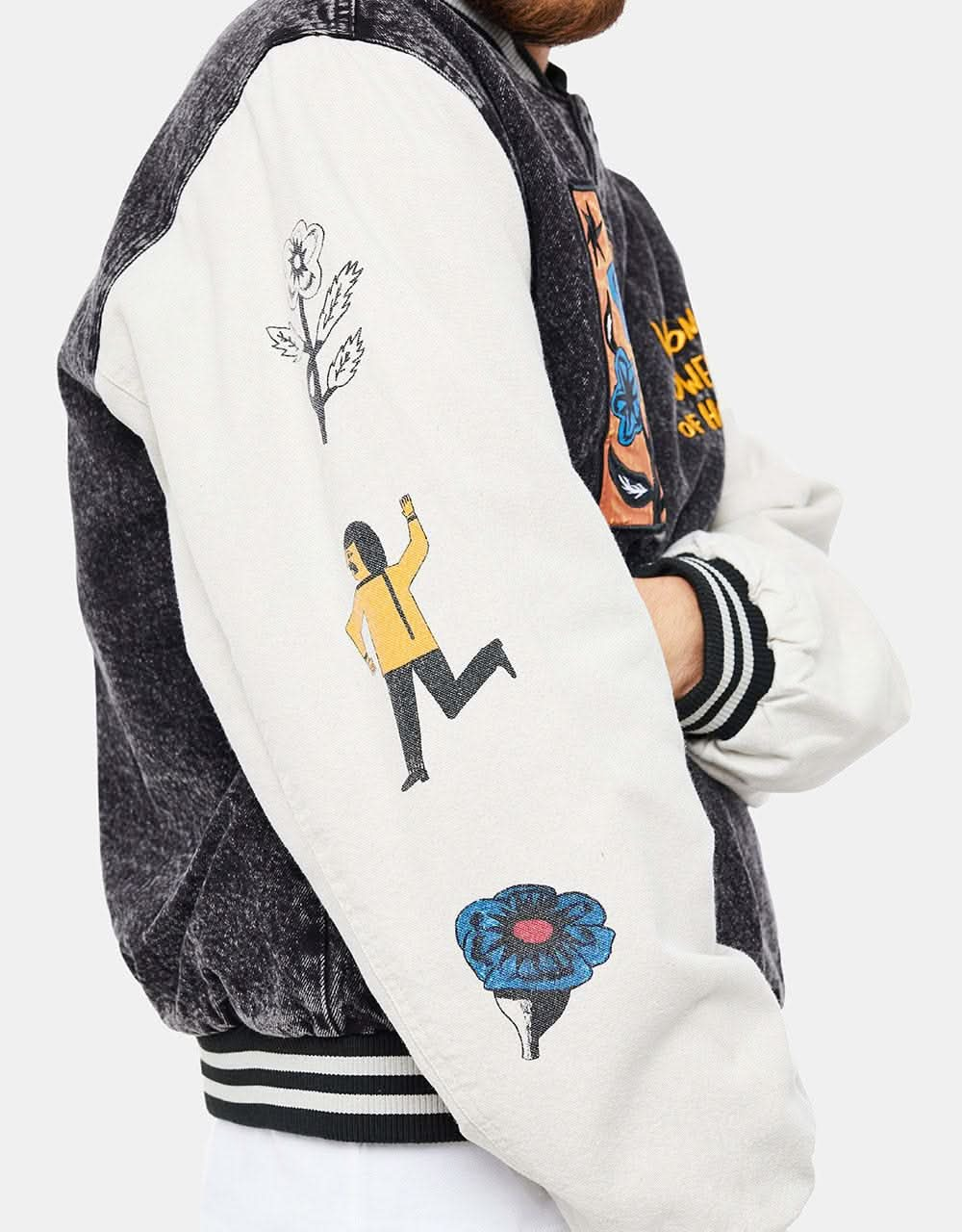 Volcom x Bob Mollema Varsity Jacket - Multi