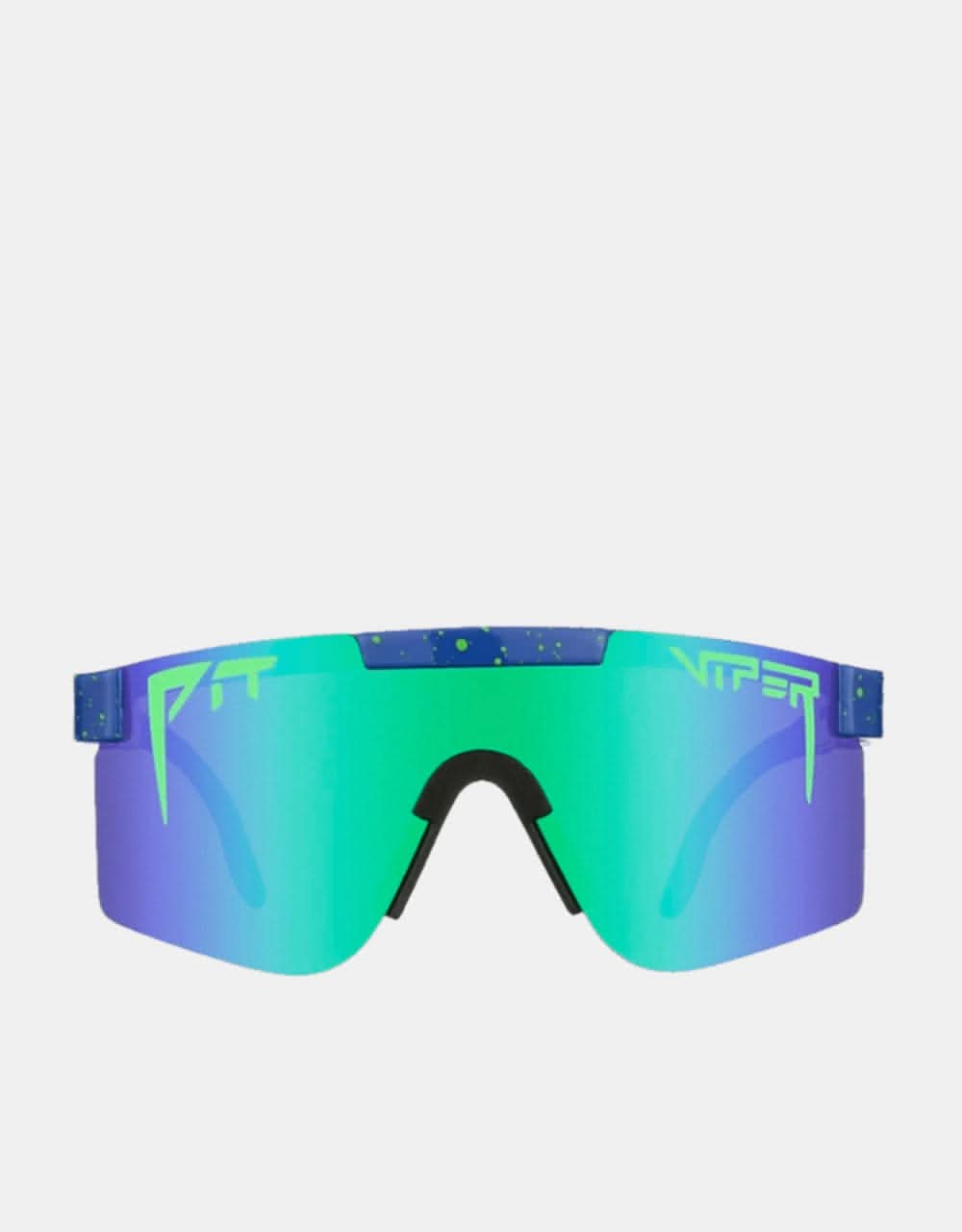 Pit Viper Leonardo Polarized Sunglasses - Blue Green Mirror