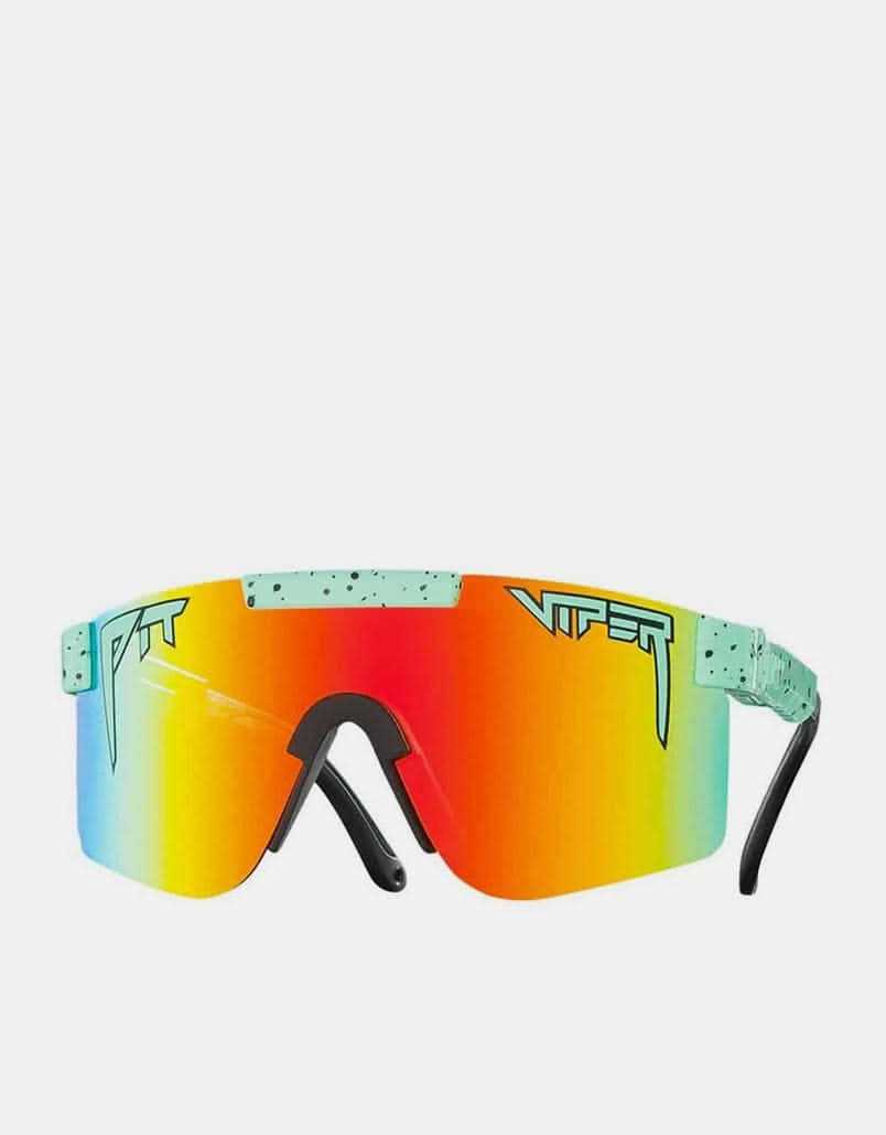 Pit Viper Poseidon Double Wide Sunglasses - Rainbow Mirror