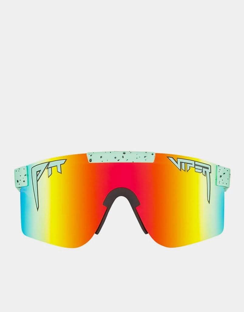 Pit Viper Poseidon Double Wide Sunglasses - Rainbow Mirror