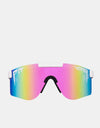 Pit Viper Miami Nights Double Wide Sunglasses - Mirror Smoke/Clear Fade