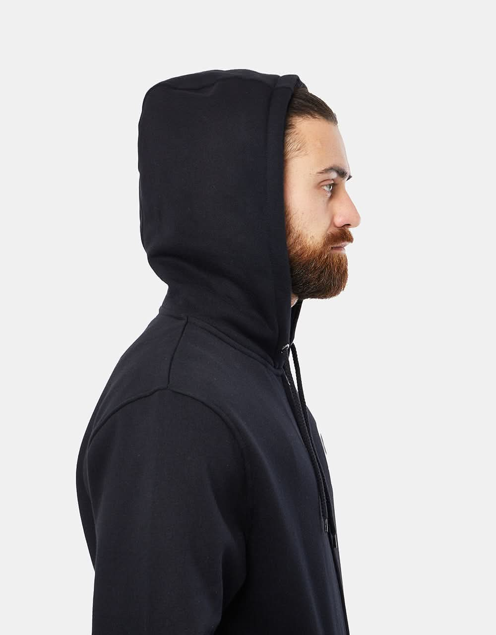 Santa Cruz Holo Flamed Dot Zip Hoodie - Black