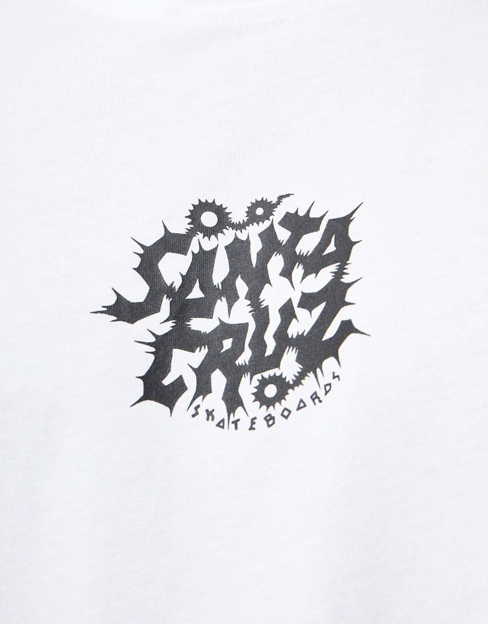 Santa Cruz Wooten Crest T-Shirt - White