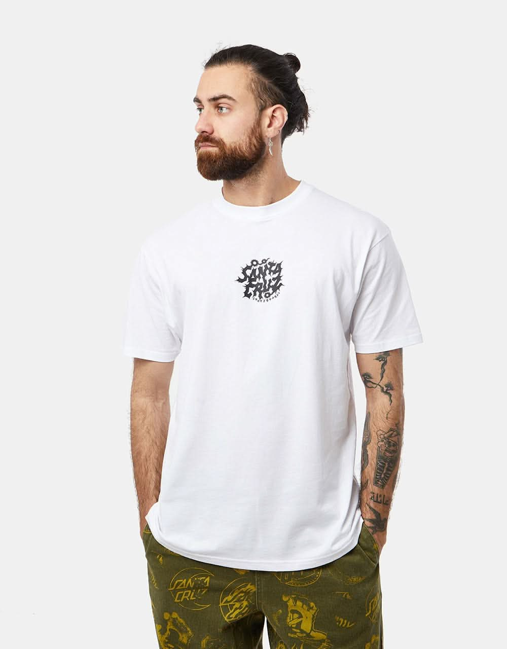 Santa Cruz Wooten Crest T-Shirt - White