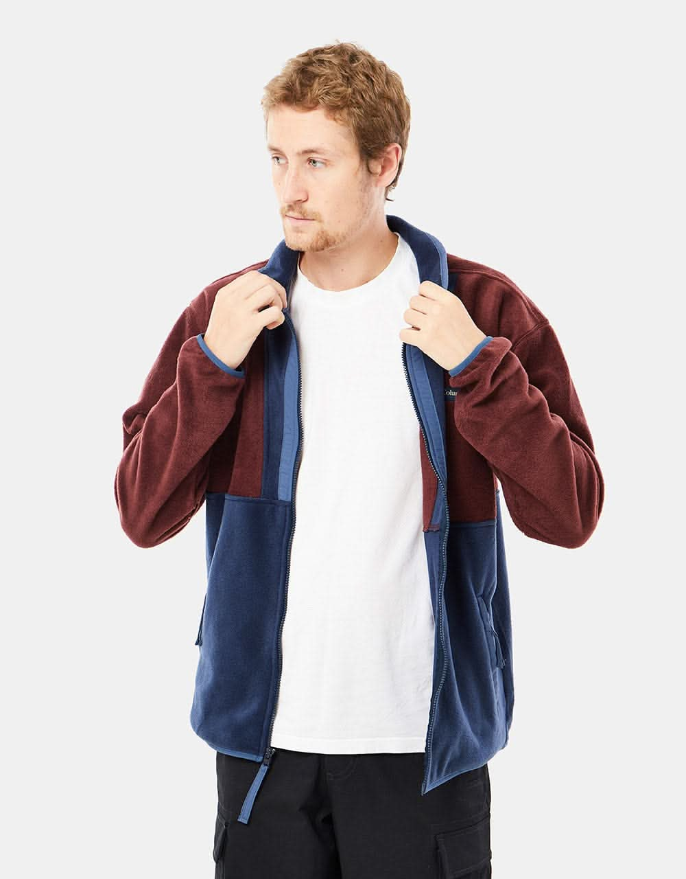 Columbia Backbowl™ Sherpa Full Zip Fleece - Elderberry/Collegiate Navy/Dark Mountain