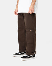 Dickies Double Knee Recycelte Arbeitshose – Dunkelbraun