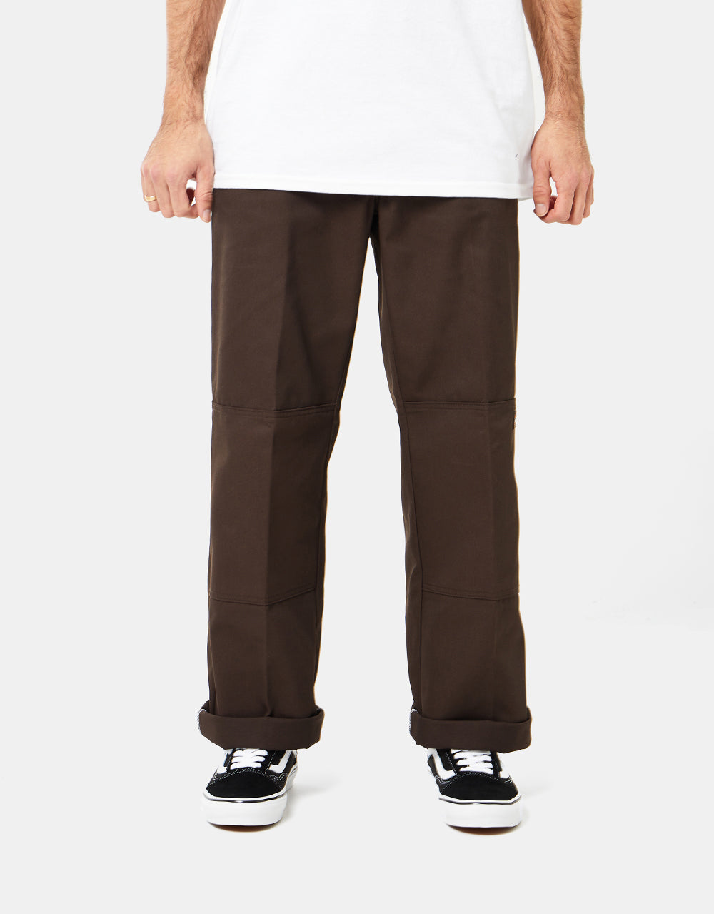 Pantalón de trabajo reciclado Dickies Double Knee - Marrón oscuro