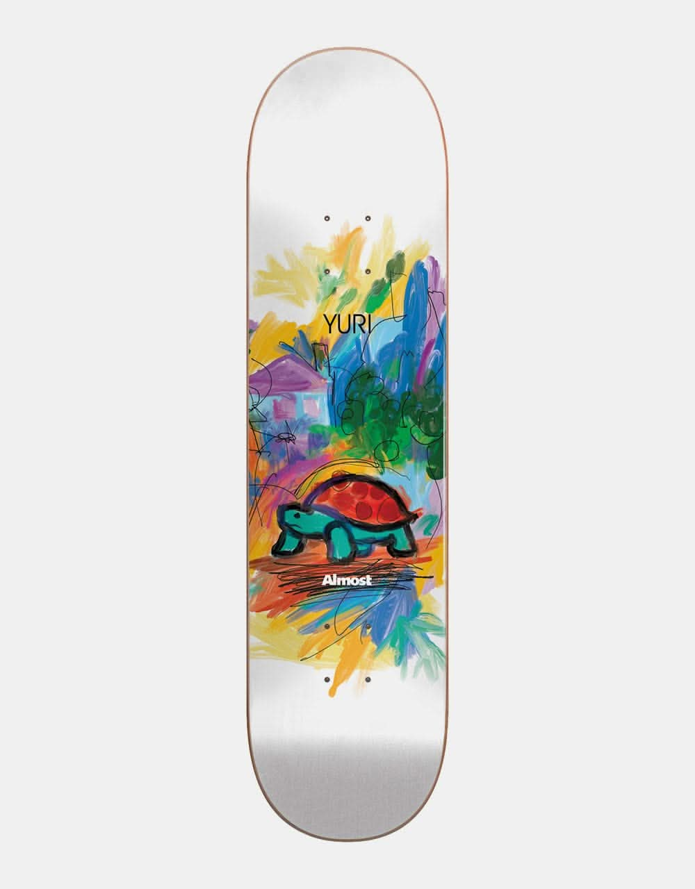 Almost Yuri Mean Pets Paintings Impact Light Skateboard Deck - 8.375"