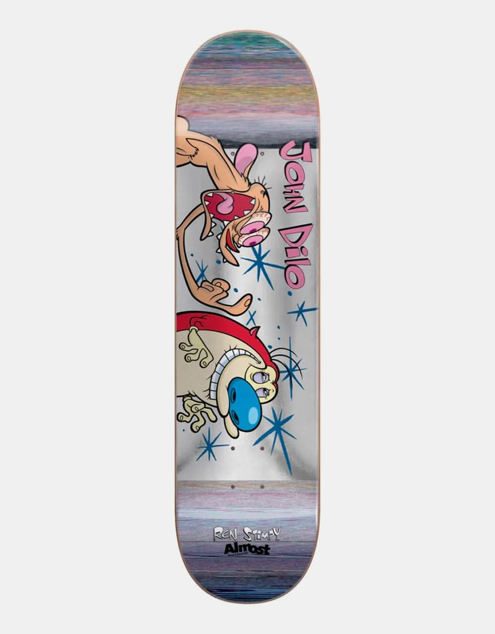 Almost x Ren & Stimpy Dilo Fingered R7 Skateboard Deck - 8.375"