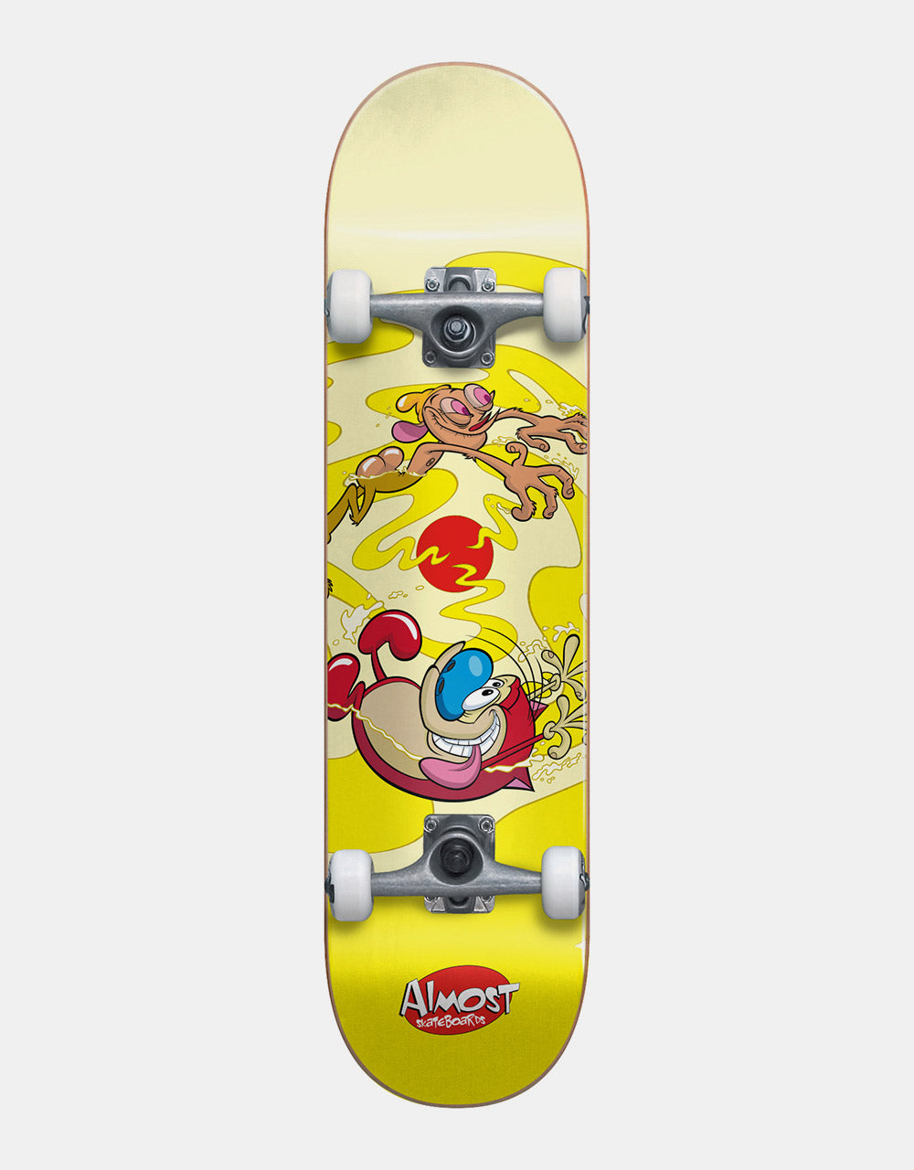 Almost x Ren &amp; Stimpy Drain Skateboard Complet - 8"