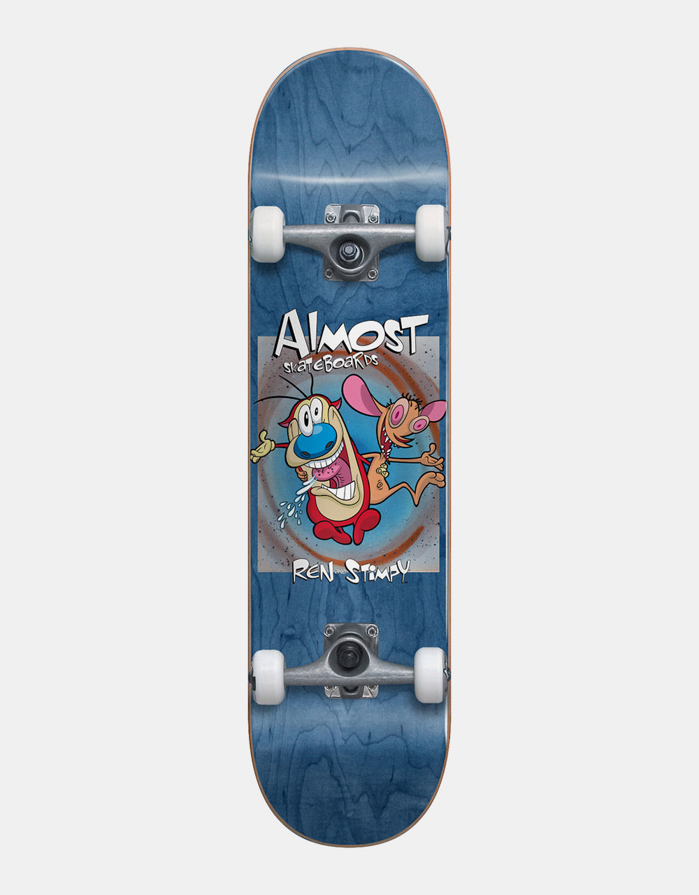 Almost x Ren & Stimpy Boxed Premium Complete Skateboard - 8"