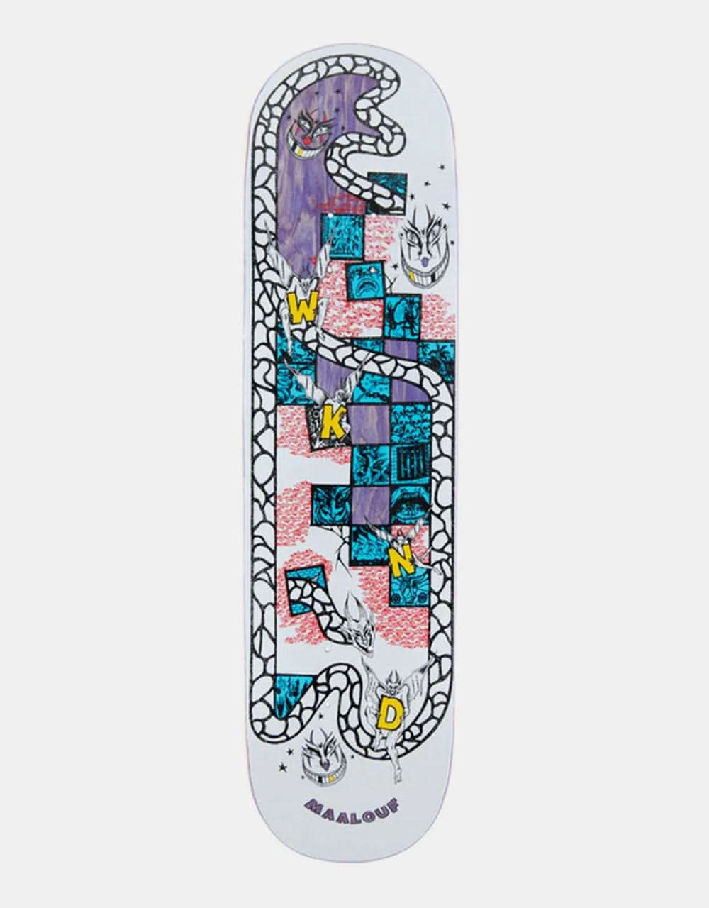 WKND Maalouf Mazed 'TH' Skateboard Deck - 8.5"