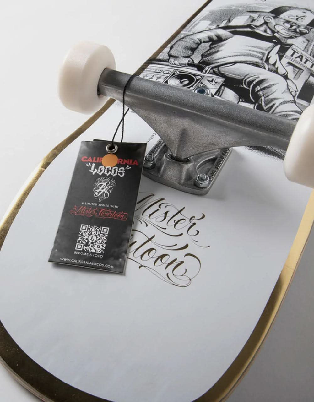 California Locos x Mister Cartoon Beat Box Street Complete Skateboard