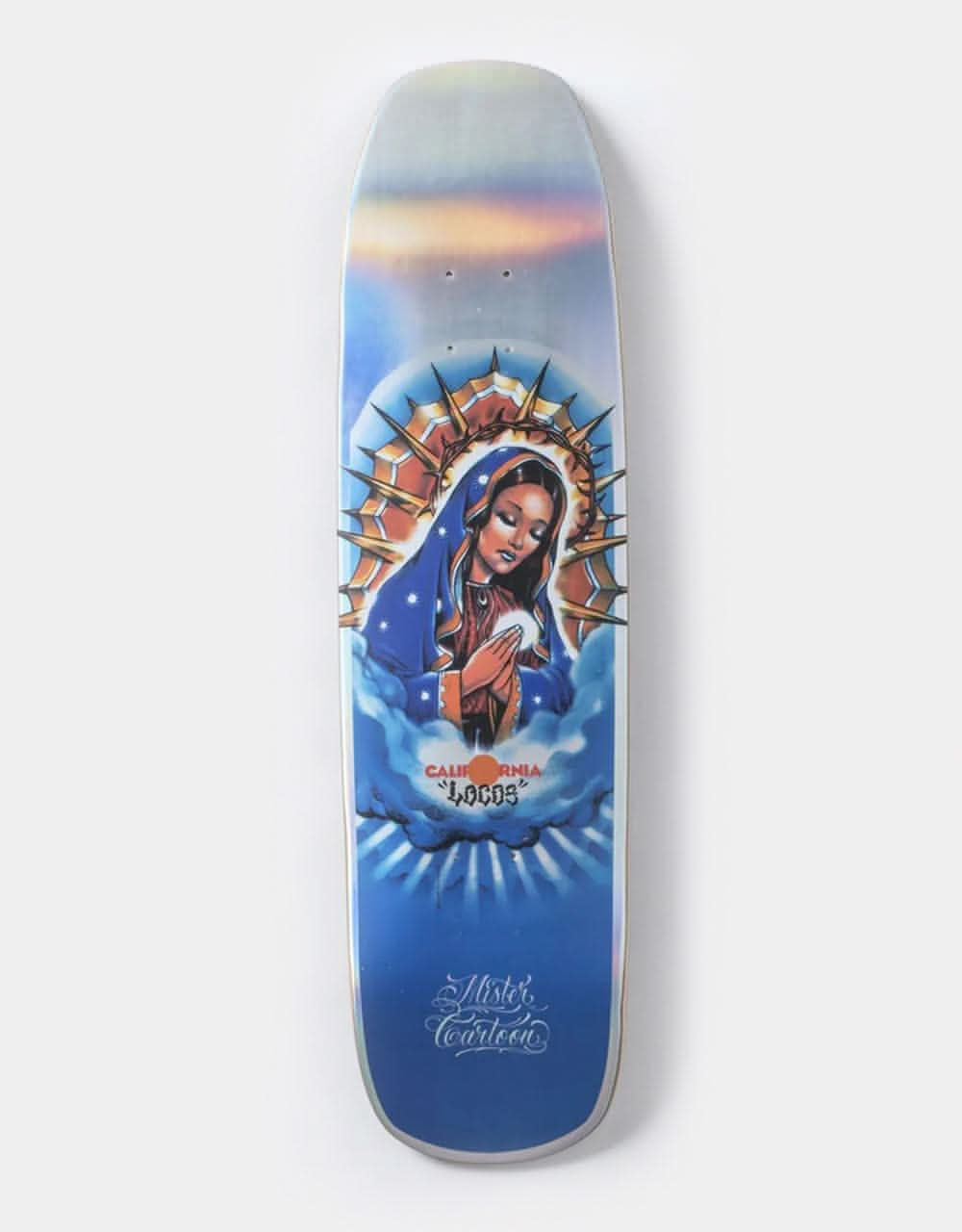 California Locos x Mister Cartoon Guadalupe Street Skateboard Deck - 8.25"